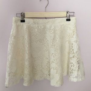 High Waste Lace Skirt
