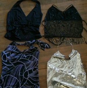 Lot of 4 Halter Tops (trades welcome)