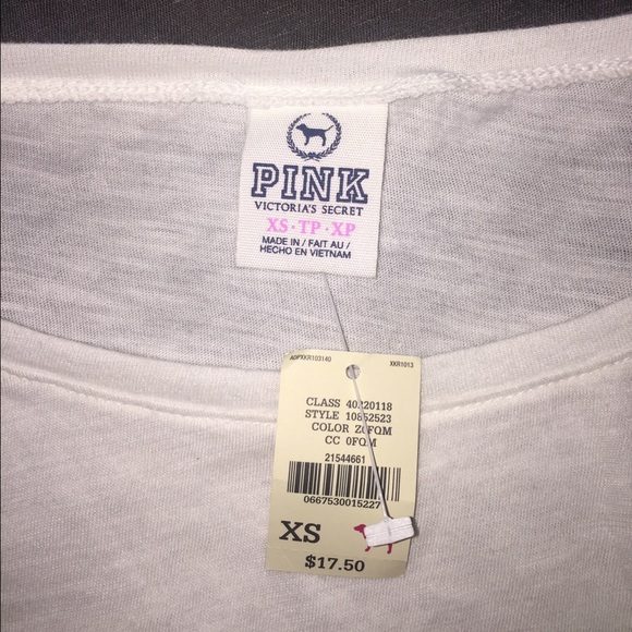 ☀️VS PINK Off Shoulder Crop Tops [ New w&w/o Tag ] - Picture 2 of 4