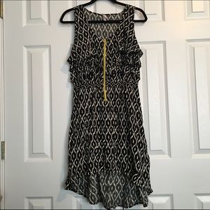 Black and white dress