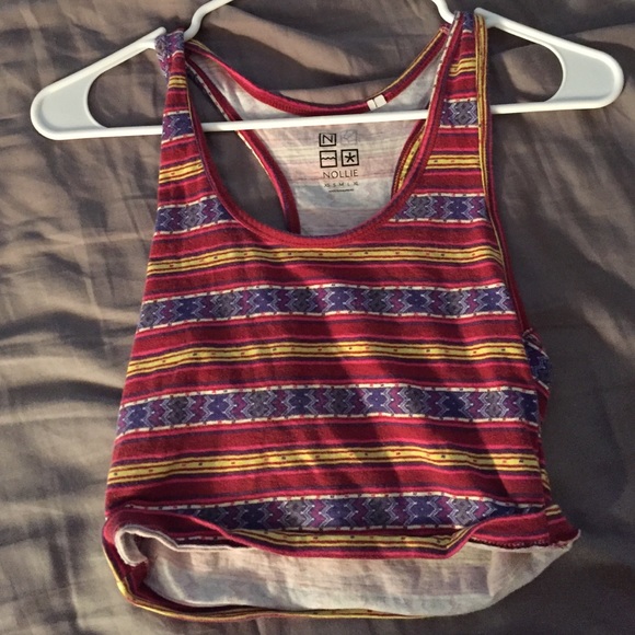 Colorful crop top