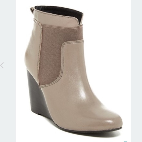 Grey Heeled Booties