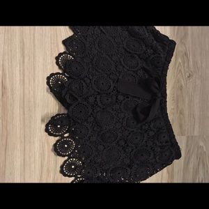 Lace shorts