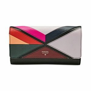 Fossil Sydney Patchwork Flap Clutch Wallet
