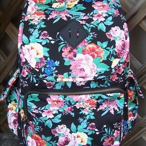 Steve Madden Girl Vtg Rose flower school backpack
