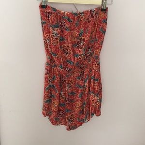 Flower Sleeveless Romper