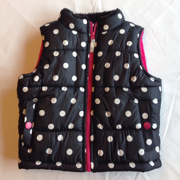 Carter's Other - Carter's Polka Dot Puffer Vest