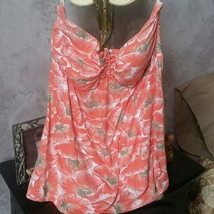 Halter Flowy Floral Shirt