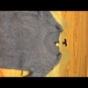 Two fuzzy sweaters one from forever 21