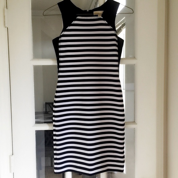 MICHAEL KORS BLACK AND WHITE DRESS