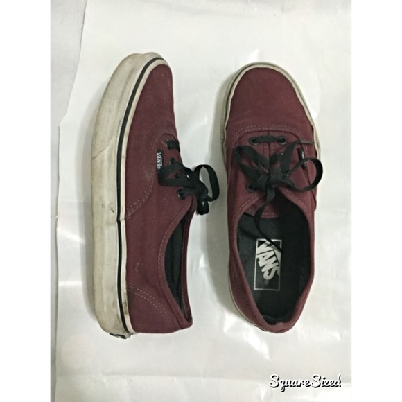 Authentic VANS Burgundy