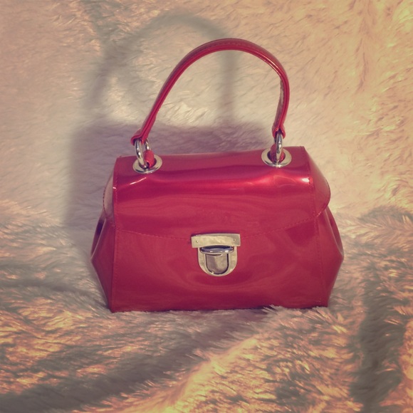 Beijing red evening bag