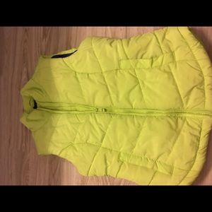Lime green vest