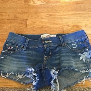 Hollister jean shorts