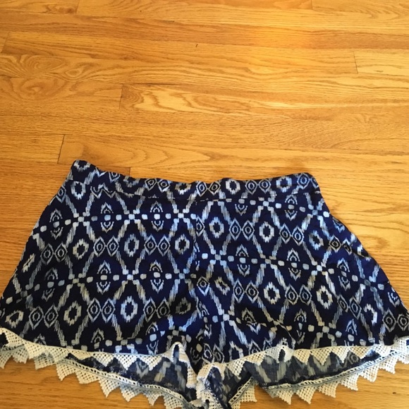 Blue shorts