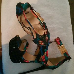 Multicolor stilettos size 9