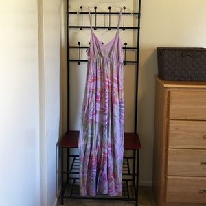 Purple maxi dress