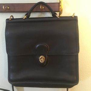 Vintage black Coach Willis
