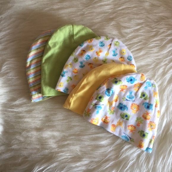 Assorted printed beanies