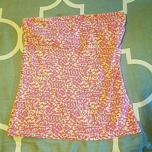 H&M Leopard tube top