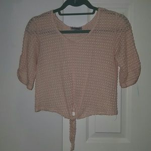 Cream Colored Crop Top