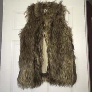 Brand new faux fur vest