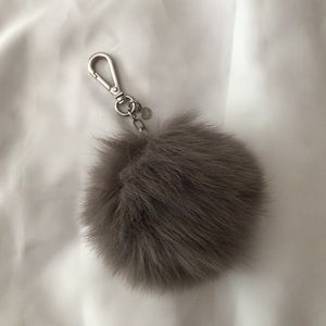 MK key chain puff ball