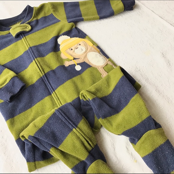 [Carter's] Boy's Fleece Footie PJ's