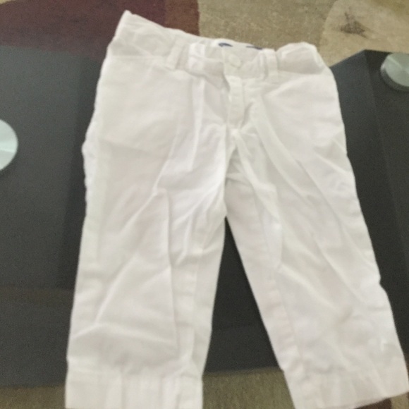 Toddlers white pants