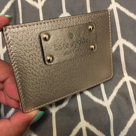 kate spade Handbags - kate spade Rose Gold Cardholder