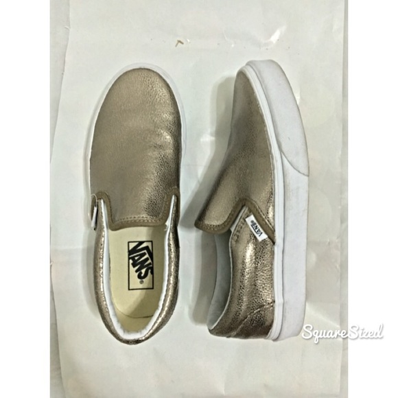 VANS slip-ons GOLD