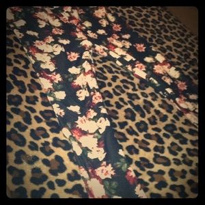 Floral leggings