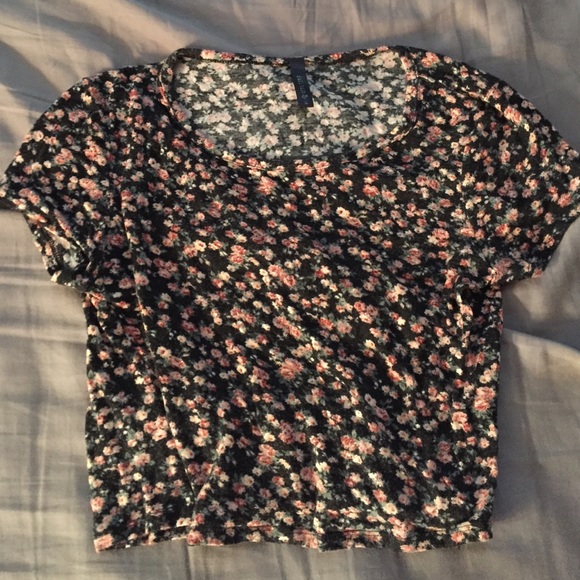Floral crop top