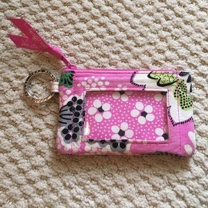 Vera Bradley key chain wallet