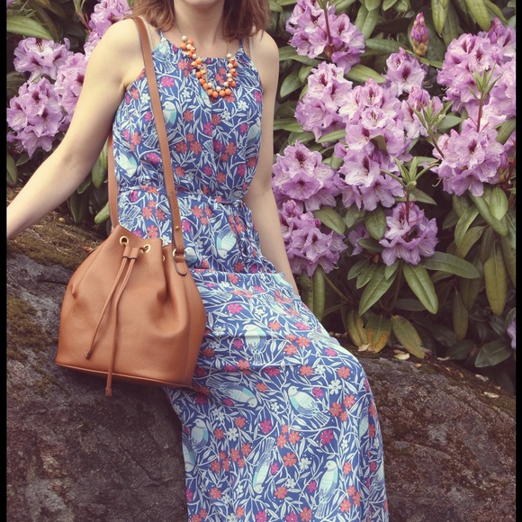 Blue Bird Maxi Dress