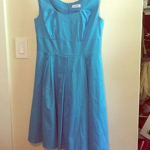 Calvin Klein baby blue dress