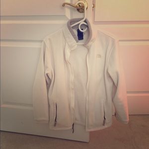 Authentic - WHITE North Face Fleece Jacket