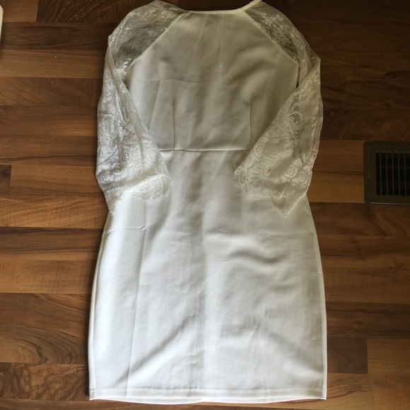 White lace dress