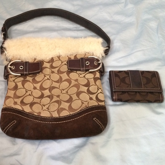 Coach purse and wallet