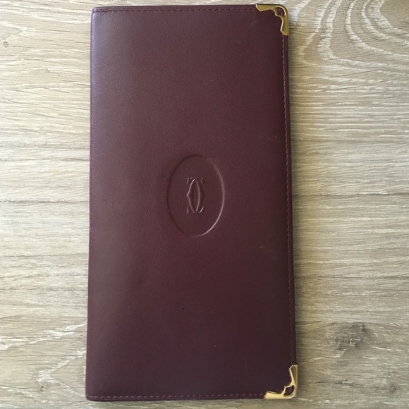 Cartier Handbags - Cartier checkbook/card holder