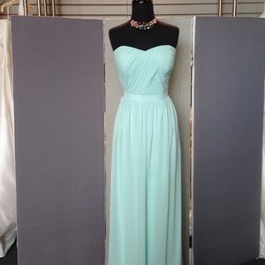 Mint evening dress