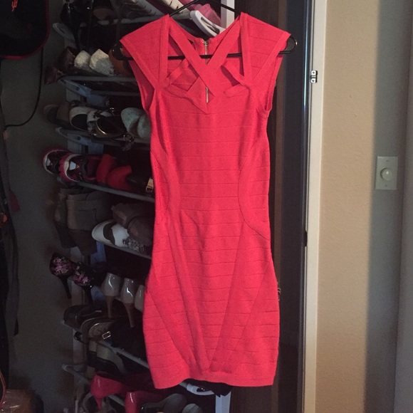 Pink Bodycon BEBE Dress