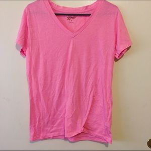 Hot pink fitted soft t shirt xl