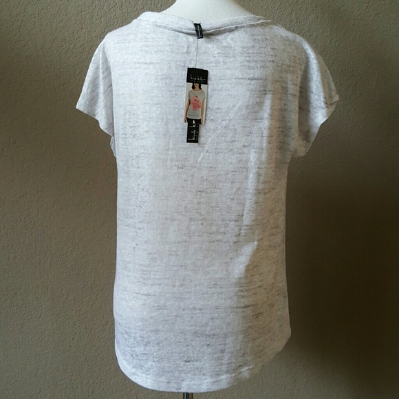 Nicole Miller Floral Tee - Picture 3 of 4