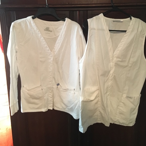 White scrub tops!