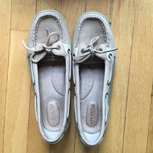 Tan Sperry Top-sider Boat Shoes