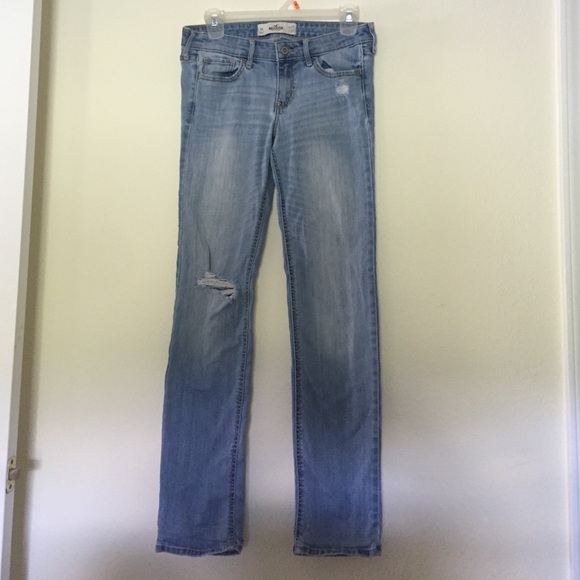 Skinny Light-Wash Hollister Jeans Size 5R