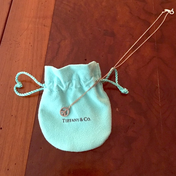 FINAL PRICE DROP! Tiffany and co Peace Necklace