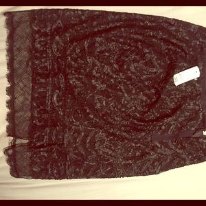 Brand new elegant black sequin skirt