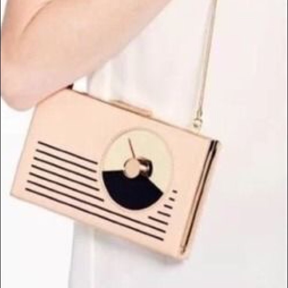 COMING SOON NWT Kate Spade Radio Clutch Pink